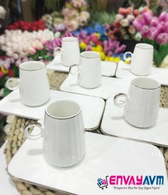 FRK 6'lı Sunumluk Kahve Fincan Takımı resmi