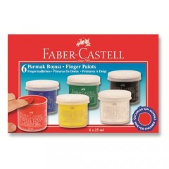 Faber Castell Parmak Boyası 6'lı resmi